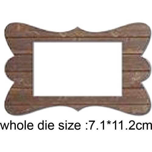 Metal Die Cut photo frame 2020 new Craft Cutting Die stencils For Scrapbooking Embossing Paper Card Album making die cutter