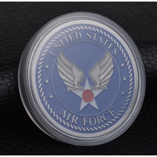 U.S. Air Force Commemorative Coin Ancient Silver Colored Skull Series Military Collectible Coin