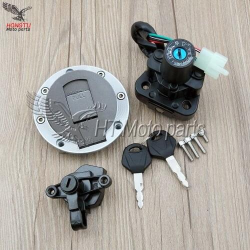 Motorcycles Ignition Switch Gas Cap Seat Key Lock Set For Yamaha XJR 1200 XJR1300 XJR400 FZ400