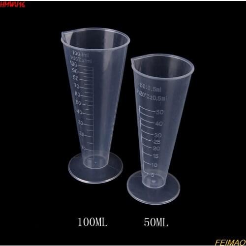 Plastic Measuring Cup 50 Ml / 100mL Jug Pour Spout Surface Kitchen Tools Water Bottle Kitchen Accessories