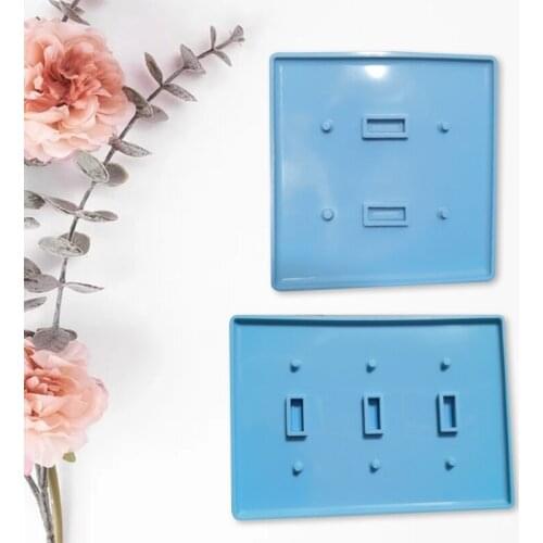 13MC Epoxy Resin Mold Switch Socket Panel Casting Silicone Mould DIY Crafts Jewelry Making Tool