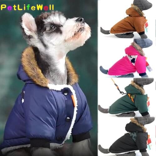 Warm Dog Clothes for French Bulldog Pug Chihuahua Winter Dog Coat Jacket Pet Puppy Clothes Costume Pets Clothing Vest Down Coat
