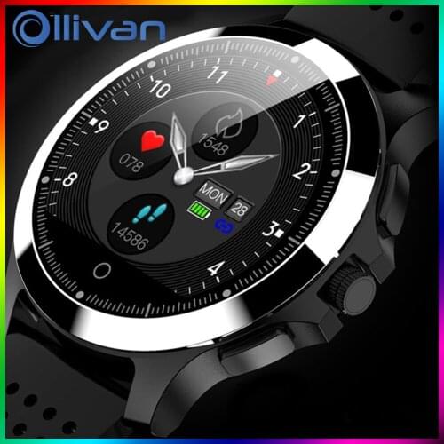 W8 ECG + PPG Smart Watch Blood Pressure Heart rate Monitor Band IP67 waterproof Sport Fitness tracker Smart Bracelet Women Men