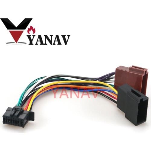 15-107 Car ISO Harness Head Cable for PIONEER DEH-series 2010+ Stereo Radio Wire Adapter Plug Wiring Connector Cable