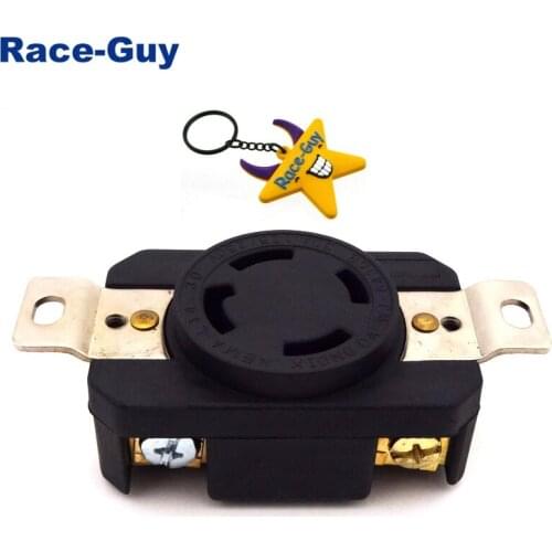4 Prong Receptacle Gasoline Generator Twist Lock Socket 125/250V NEMA L14-30R 30AMP