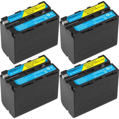 7.2V7800mAh NP-F960 NP-F970 NP F960 F970 F950 Battery For Sony PLM-100 CCD-TRV35 MVC-FD91 MC1500C L10
