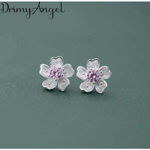 Bohemian Ethnic New Pink Flower Earrings For Women Lady Statement Jewelry Pendientes Brincos