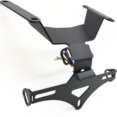 FOR HONDA CB650R CBR650R Motorcycle Accessories LED License Plate Frame Stainless Steel