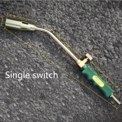 35mm single switch Liquefied gas burner gas gun butane gas barbecue household waterproof high temperature flame thrower