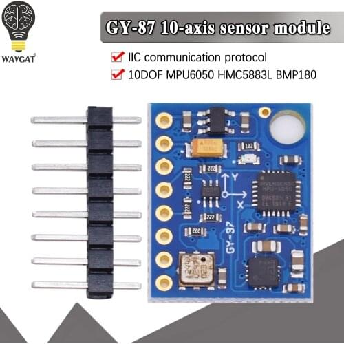 GY-87 10DOF Module MPU6050 HMC5883L BMP180 GY87 Sensor Module GY87 For Arduino