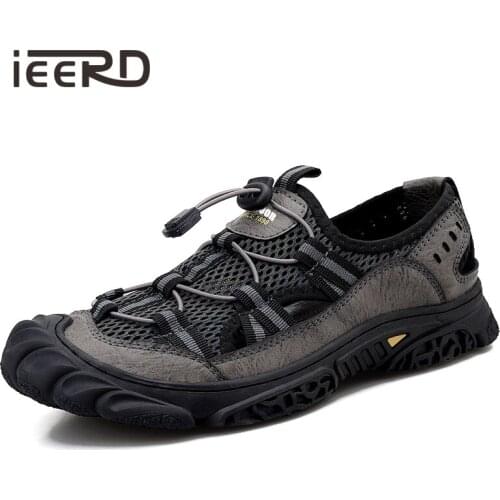 IEERD Mens Breathable Sneakers