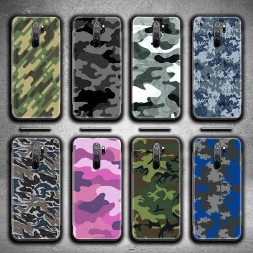 Camouflage Pattern Camo military Army Phone Case for Redmi 9A 9 8A 7 6 6A Note 9 8 8T Pro Max K20 K30 Pro