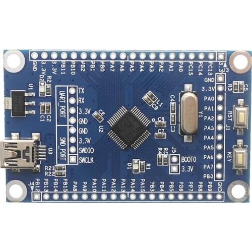 STM32F development board STM32F030C8T6 STM32F051C8T6 STM32F072C8T6 minimum system board learning board MCU experiment board oled