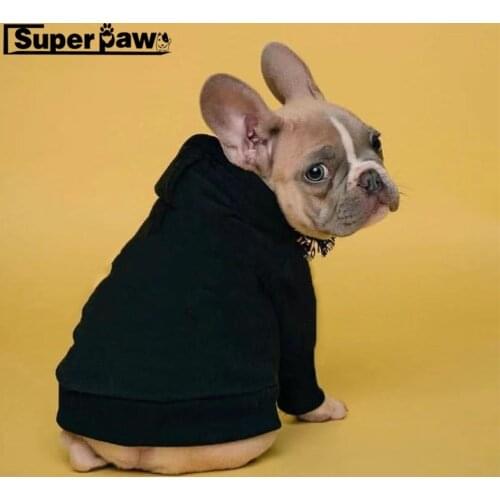 Fashion Dog Clothes Pet Puppy Hoodie Coat Bulldog Schnauzer Chihuahua Pug Jacket for Dogs Cats In Winter Keeping Warm SXC05