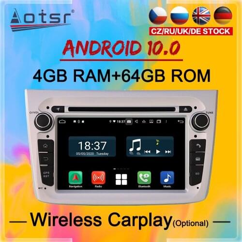 For Alfa Romeo Android 10 Multimedia Radio Car Autoradio DVD Player cassette recorder Head unit GPS Navigation Stereo Audio 2din