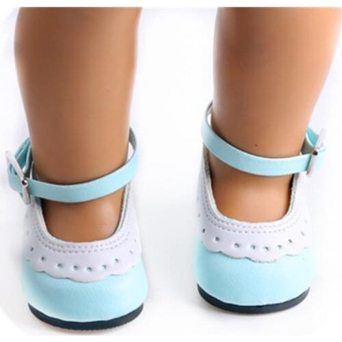 Doll shoes Clothes Accessories Gorgeous Round-toe Shoes Fit 18 Inch Doll Shoes For Generation