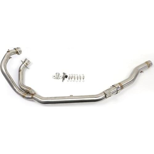 Slip On Motorcycle Front Exhaust Link Mid Header Pipe Modified For Honda AFRICA TWIN CRF1000L ADV 2016 2017 2018 2019 Year