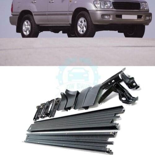 For Toyota Land Cruiser FJ100 1998-2007 Running Board Side Step Nerf Bars Pair kds