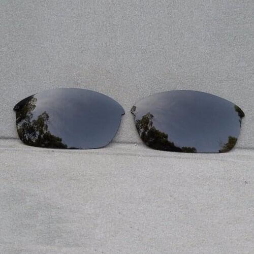 Polarized Black Replacement Lenses for Flak Jacket Frame 100% UVA & UVB Anti-Reflective