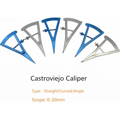 Bset Screw adjustment styles Caliper 20mm Ophthalmic Eye Instrument Stainless Steel/ Titanium Surgical Caliper