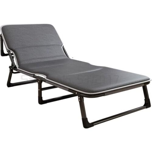 Folding bed single bed office lunch break home nap bed simple portable marching bed multifunctional recliner