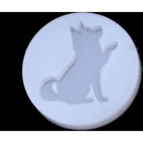 Pet Dog Cherry Flower Fan Shell DIY Jewelry Pendant Mold Resin Jewelry Making T84A