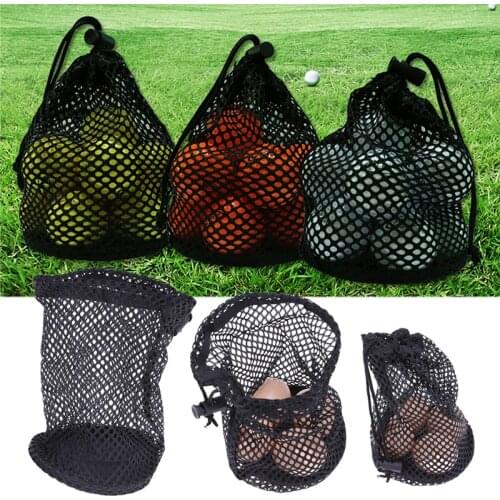 Outdoor Sports Golf Net Bag Nylon Mesh Practical Accessories Storage Bag 12-16 Grain Package Without Ball