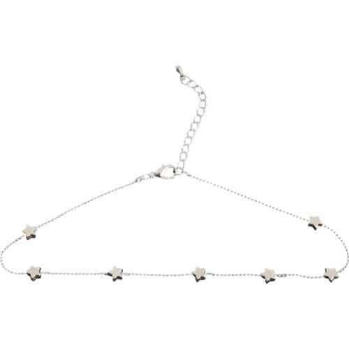 TN1344 Temperament Necklace Simple Star Clavicle Chain