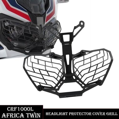 For HONDA CRF1000L Africa Twin ADV ADVENTURE Sports 2017-2021 Motorcycle Headlight Protector Grille Guard Cover Grill CRF 1000L