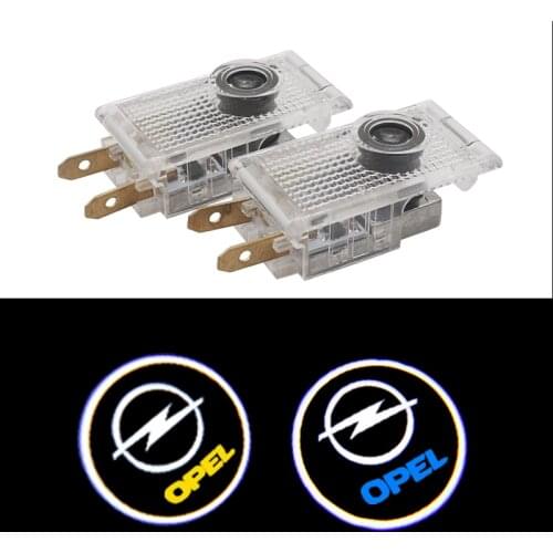 2 PCs Car Welcome light LED door light laser projector low reflection light for Opel Insignia A B 2009- opel lights