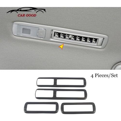 2020 2021 2022 ABS Wood grain Car Top Air conditioner outlet AC Vent switch decor Cover Trim for Toyota Highlander LHD Styling