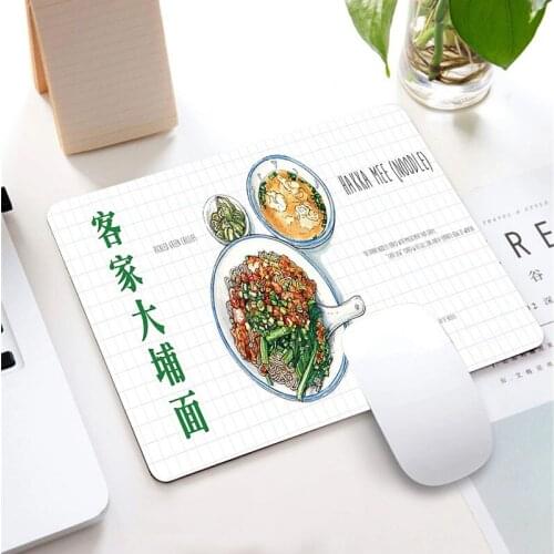 25*29CM Gourmet hand-painted style Ins Trend Mouse Pad Peach Kawaii Custom DIY Small Size Mouse Mat Player MousePads for Desk