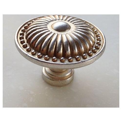32mm drawer knob pull kitchen cabinet dresser cupboard pull knobs antique silver furniture knobs pulls handles