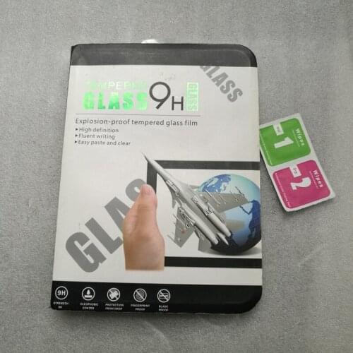 50pcs Universal 7 inch 8 inch Retail Package for Tempered Glass Film Screen Protector Protective Film + Cleaning Wipes
