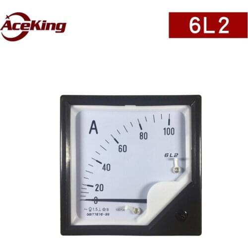 6L2 pointer 200A ac current voltmeter v ammeter mechanically installed meter head 450V6L2B 50/5a 100A/5 200/5a 300/5a