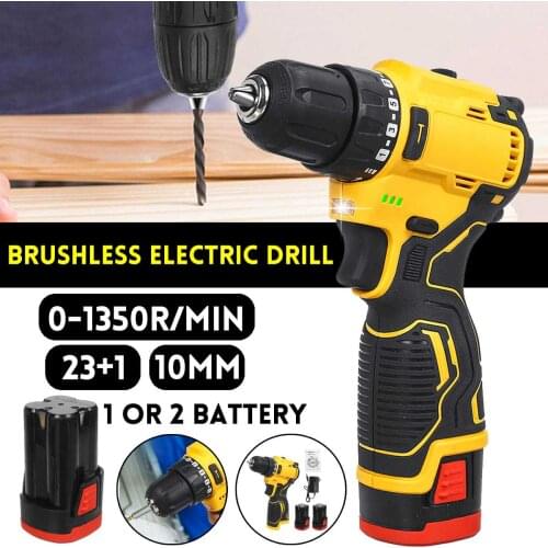 18V Electric Screwdriver Mini Wireless Driver With Lithium-Ion Battery Cordless Drill Home DIY Power Tools