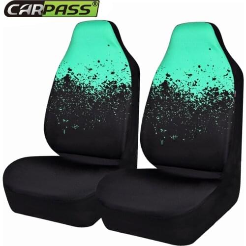 Car-pass 2 Front Car Seat Cover Universal Fits Most Auto Interior Accessories Seat Covers 3 Colors Automotive Cushion Protective