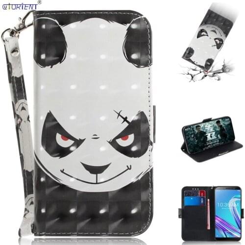 Flip Case ASUS ZenFone Max Pro M1 ZB602KL ZB601KL PU Leather Wallet Cover ZB602 ZB 602 601 KL 3D Painting Stand Phone Case Funda