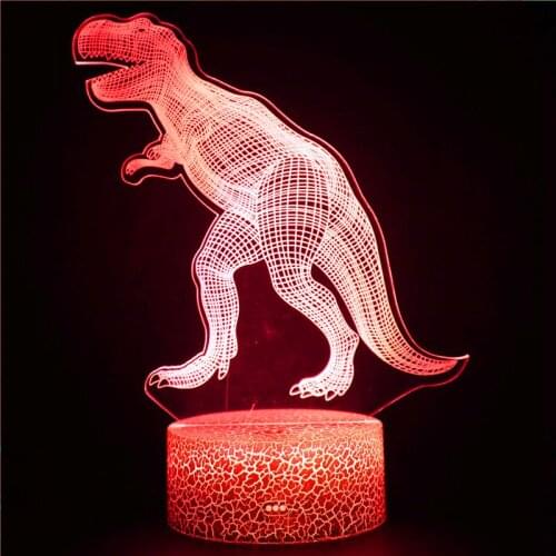 Children for dinosaur night light cute student desk lamp creative gift glowing toy night light girl bedroom decoration bedside