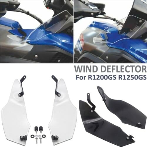 Clear or Grey Windshield Windscreen Wind Deflector Screen For BMW R1200GS/ Rally 2018 or R1200GS / HP/ Rallye / Exclusive 2019