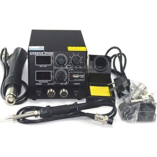 GORDAK 868D Hot Air Blow Soldering Gun Soldering Iron Display Digital Replacement Part Repair