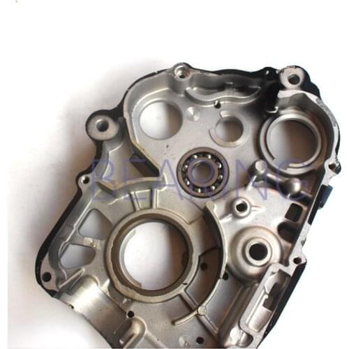Motorcycle Left CrankCase cover with Bearing For lifan 125 LF 125cc Horizontal Kick Starter Engines Dirt Pit Bikes Parts
