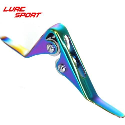 LureSport 2pcs Heavy Duty rollers Guide multicolor frame Boat rod reel guide Rod Building component Repair DIY Accessory
