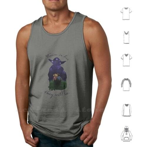 Forever In Love Tank Tops Vest Sleeveless Love Forever Cute Funny Kiss Night Sweet Childish Stars