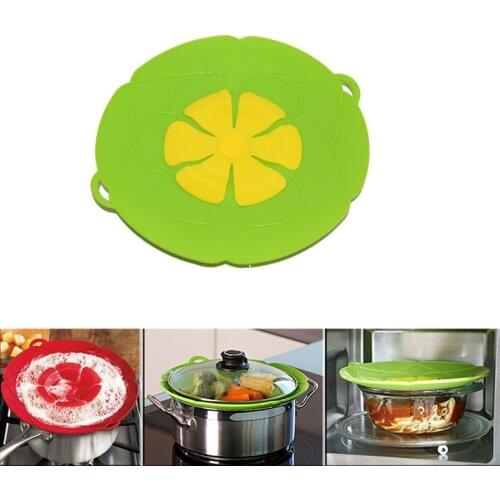 Gadgets Stopper Pot Spill Kitchen Cookware Cover Kitchen Cooking Tools Flower lid Lid For The Pan Silicone Accessories