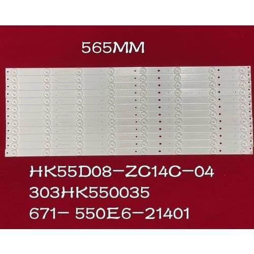 LED Backlight HK55D08-ZC14C-04 for WD55UH4530 Sceptre U550CV-UMC8A1IV58AA.6501L566000020 2301055F700170 JS-RD81366AN-7001