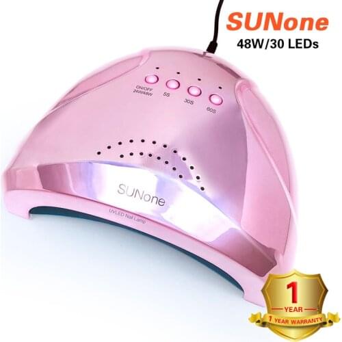 SUNone Professional 48W LED UV Nail Lamp High Power For Nails All Gel Polish Nail Dryer Sensor Sun LED Lamp Free Delivery