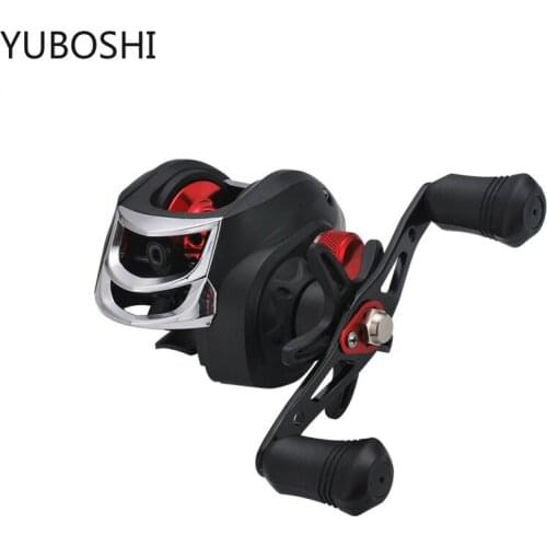 YUBOSHI Baitcasting Reel High Speed 7.2:1 17+1BB Freshwater Fishing Reels Metal Spool Max Drag 8KG Bait Casting Reel Fishing