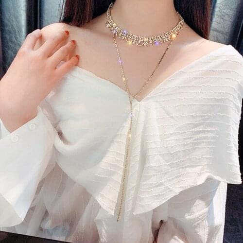 New Vintage Fashion Silver Gold Color Heart-shape Chain Pendant Necklaces For Women Necklace Female Boho Jewelry Gift