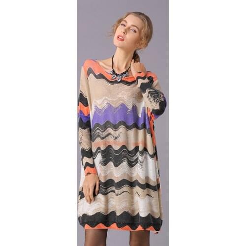 Womens winter sweaters 2020 retro printed sweaters for women oversized sweater pullover pull over sweater women dropshipping